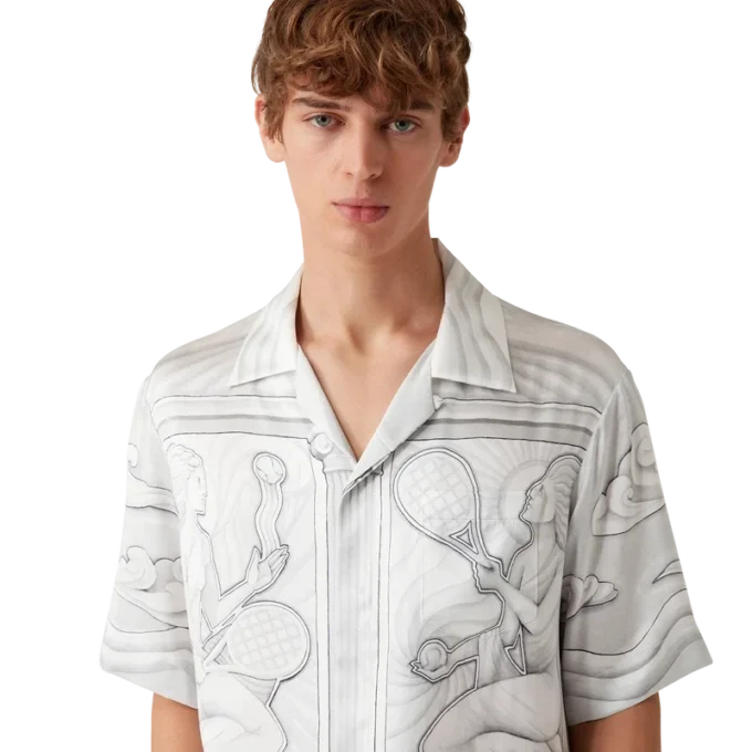 Sacred Stone Kurzarm-Seidenhemd mit Shorts Sacred Stone Kurzarm-Seidenhemd mit Shorts