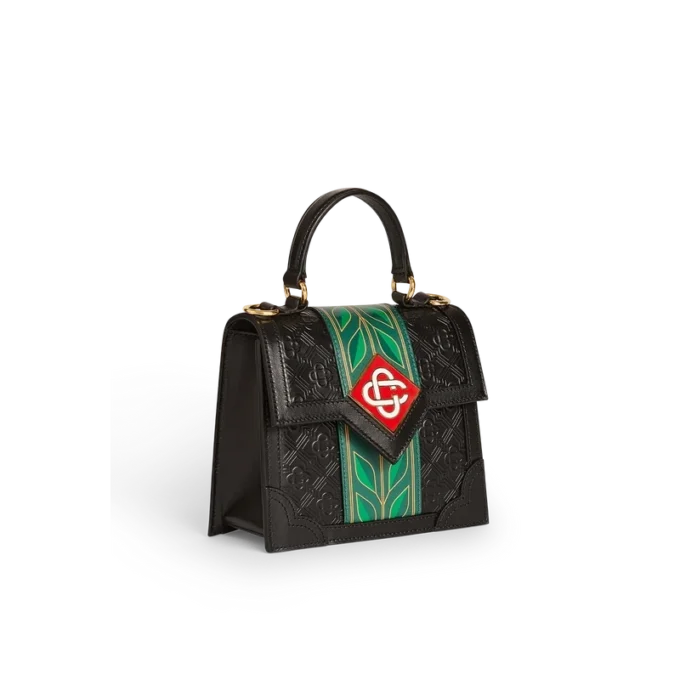 Schwarze Laurel Mini Jeanne Tasche