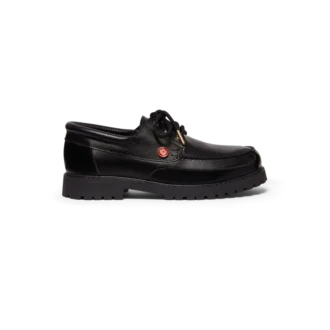 Schwarze Leder-Schuhe für Herren