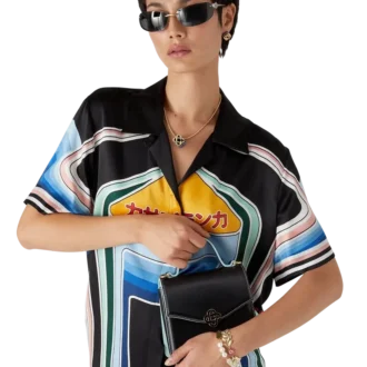 Schwarze Mini-Jeanne-Tasche Schwarze Mini-Jeanne-Tasche