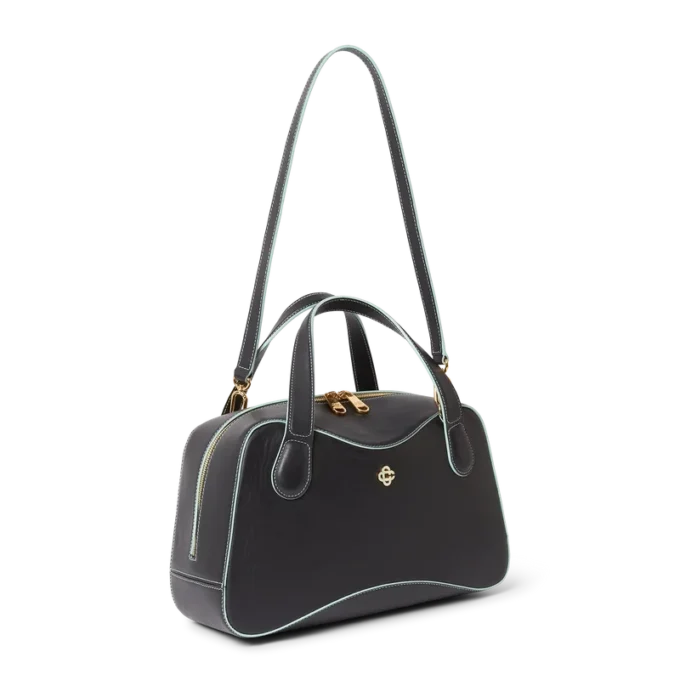 Schwarze Mini-Louise-Tasche