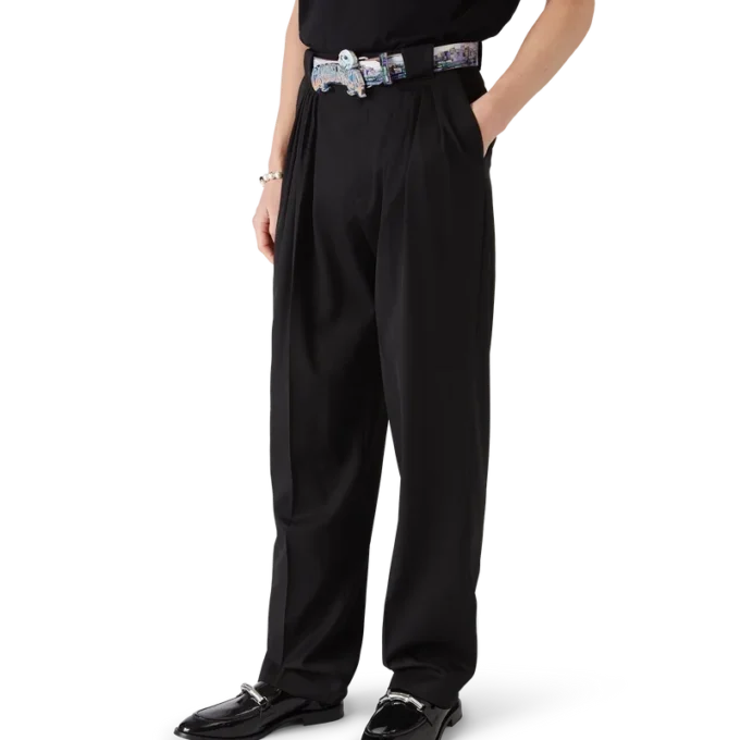 Schwarzer Bamboo Loafer