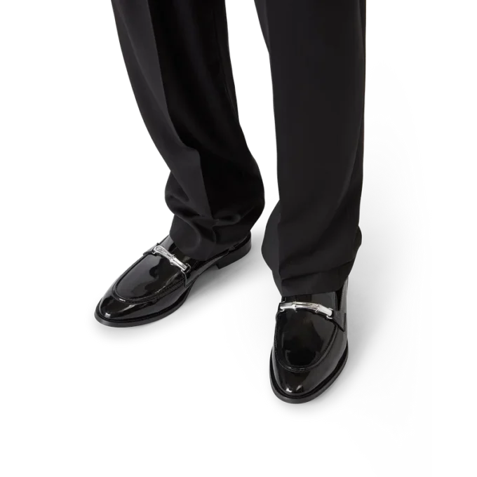 Schwarzer Bamboo Loafer