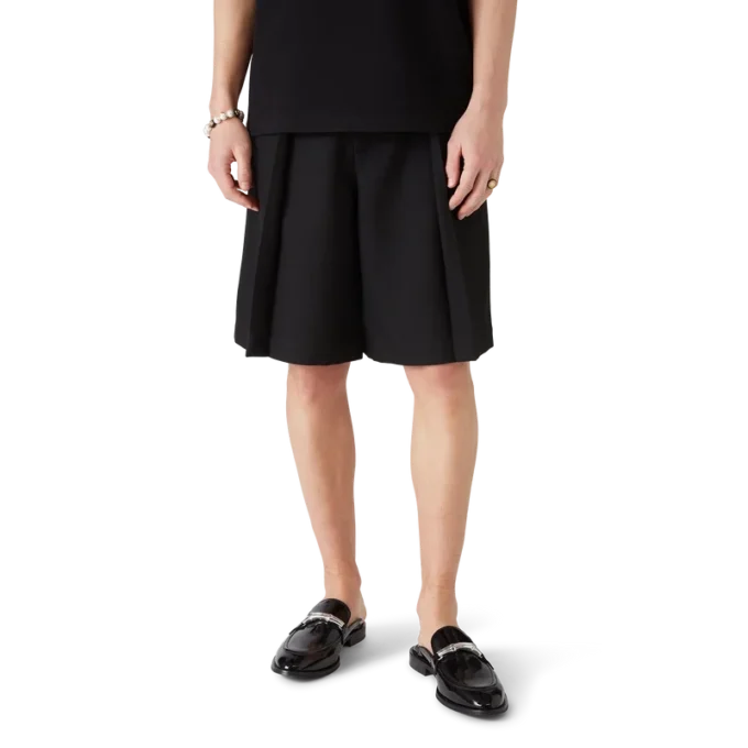 Schwarzer Bamboo Slip-on-Loafer