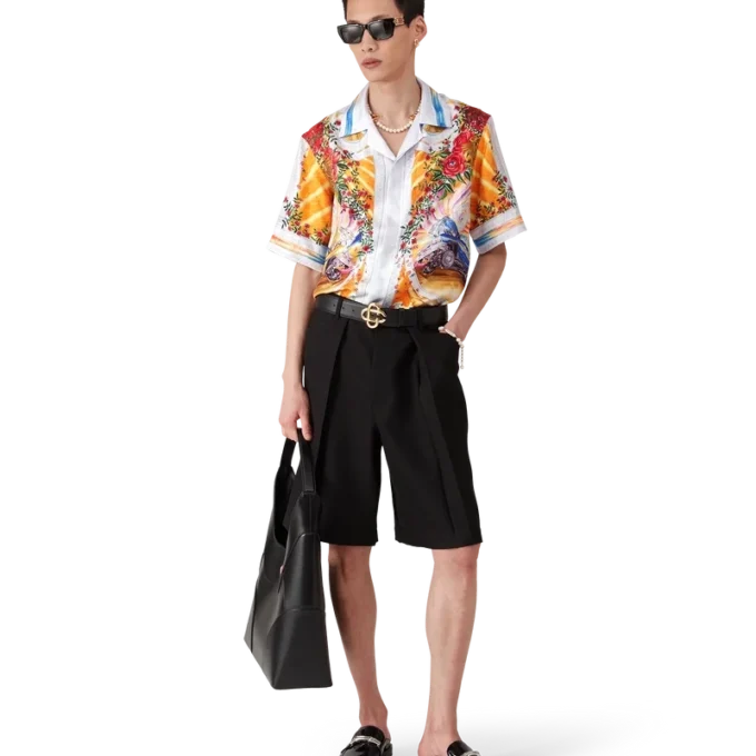 Schwarzer Gürtel mit CC-Logo