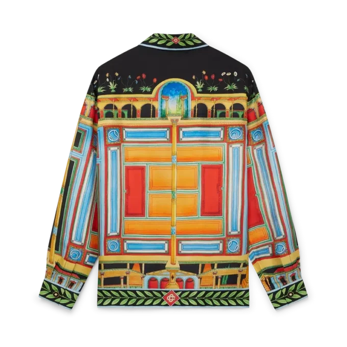 Seidenhemd „Le Palais En Fleur“