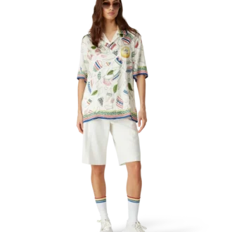 Seidenhemd „Le Vase Brise“