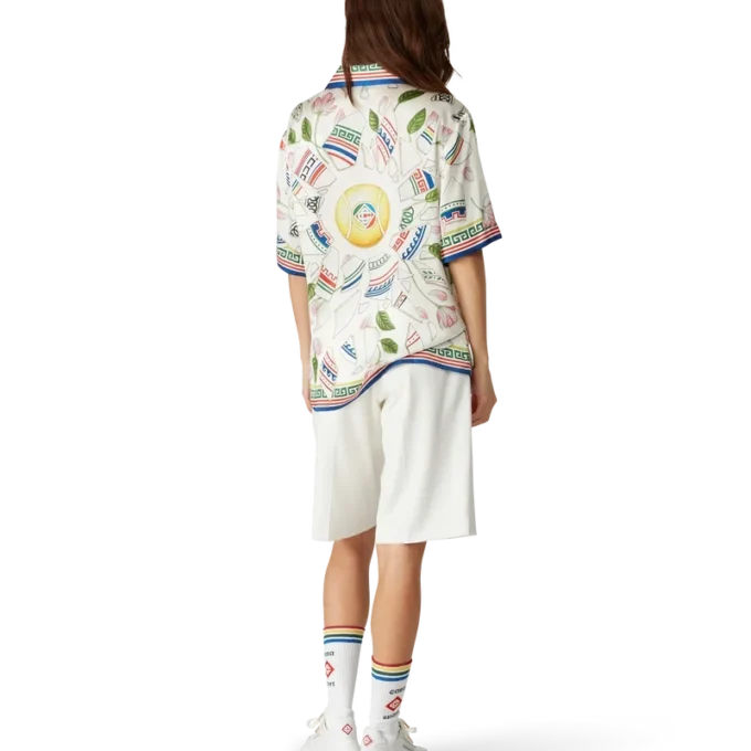 Seidenhemd „Le Vase Brise“