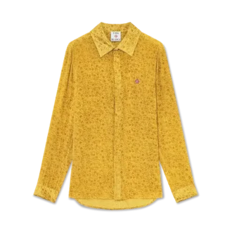 Seidenhemd mit Devora-Blumenmuster