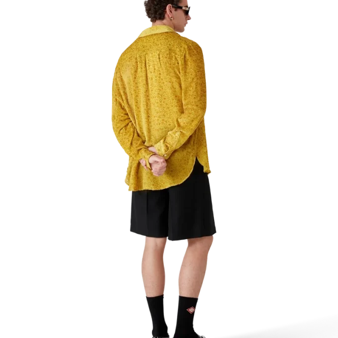 Seidenhemd mit Devora-Blumenmuster