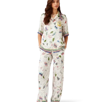 Seidenhose „Le Vase Brise“