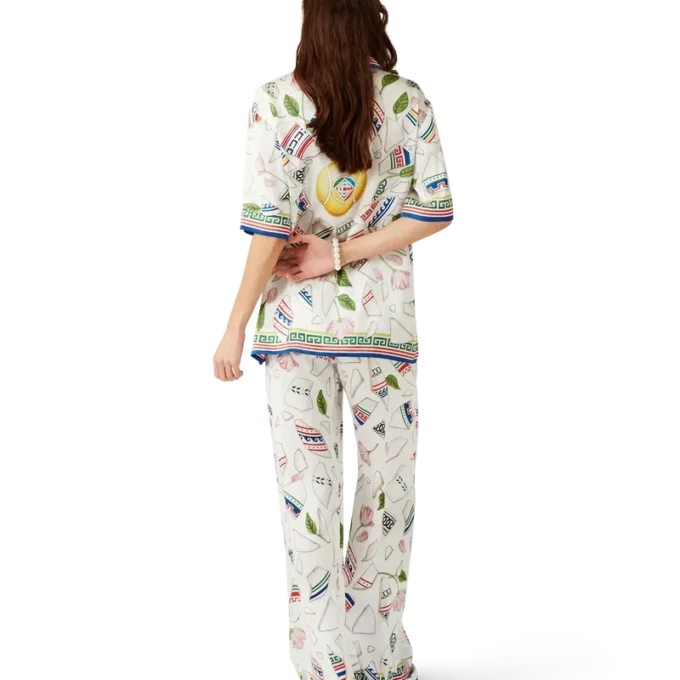 Seidenhose „Le Vase Brise“