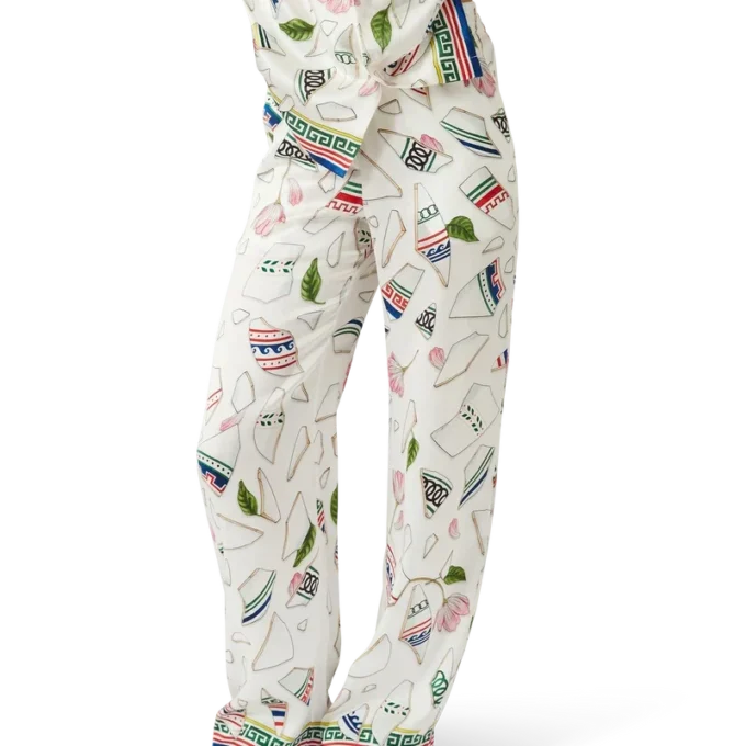 Seidenhose „Le Vase Brise“