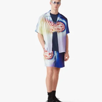 Shockwave Kurzarm-Seidenhemd