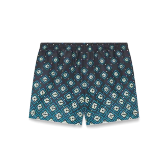 Shorts mit schwarzem Monogramm-Dégradé-Print