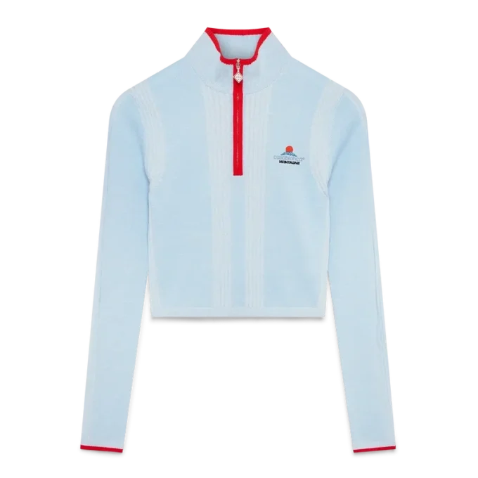 Ski Merino Base Layer Crop Top