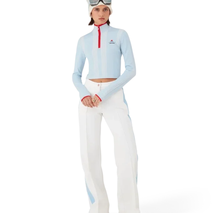 Ski Merino Base Layer Crop Top
