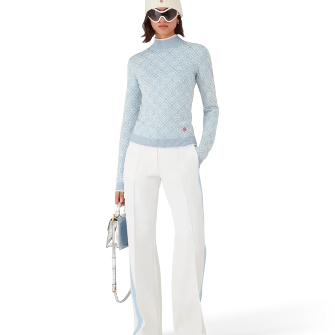 Ski Monogram High Neck Top Ski Monogram High Neck Top