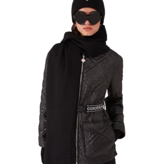 Ski-Schal aus gerippter Wolle