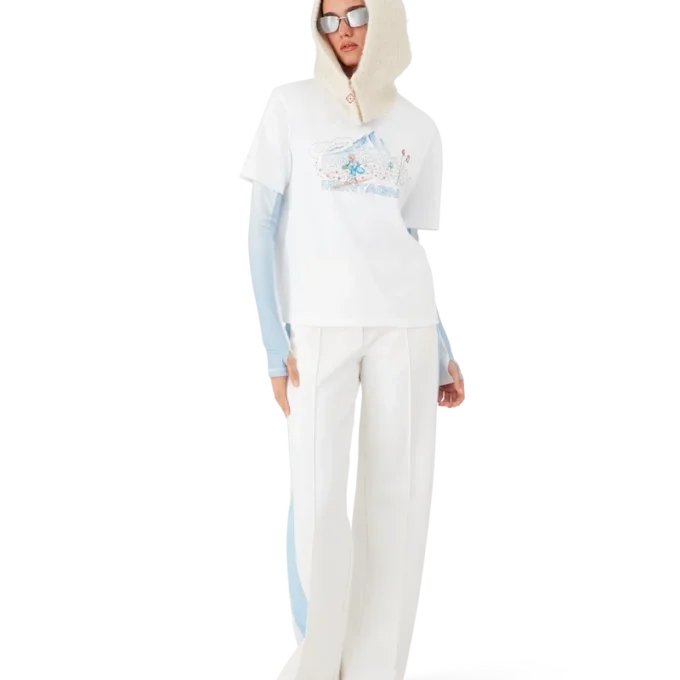 Ski-T-Shirt mit kurzen Ärmeln