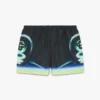 Sporchid Black Printed Swim Shorts Sporchid Black Printed Swim Shorts