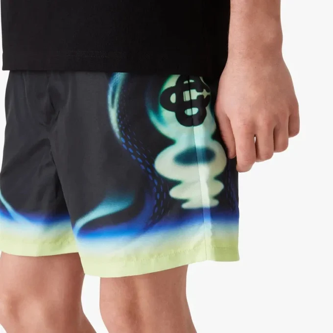 Sporchid Black Printed Swim Shorts Sporchid Black Printed Swim Shorts