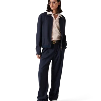 Sportliche Anzugjacke aus Wolle