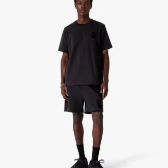 Squash-Logo-Flock-T-Shirt mit kurzen Ärmeln Squash-Logo-Flock-T-Shirt mit kurzen Ärmeln