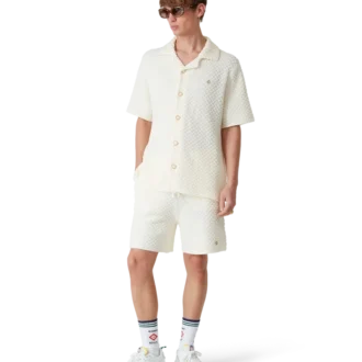 Strick-Shorts mit Struktur