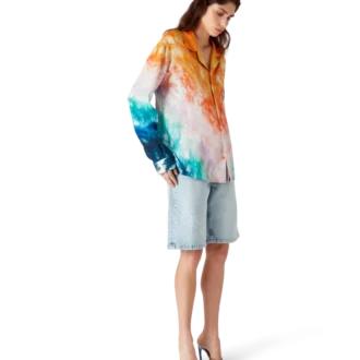 Surf Trip Langarm-Seidenhemd | Casablanca Paris