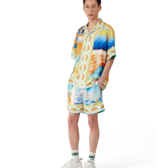 Surreal Pool Seidenshorts