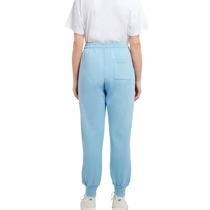 Sweathose mit blauem Logo-Aufnäher