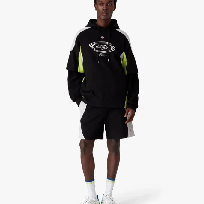 Sweatshorts im Colour-Block-Design