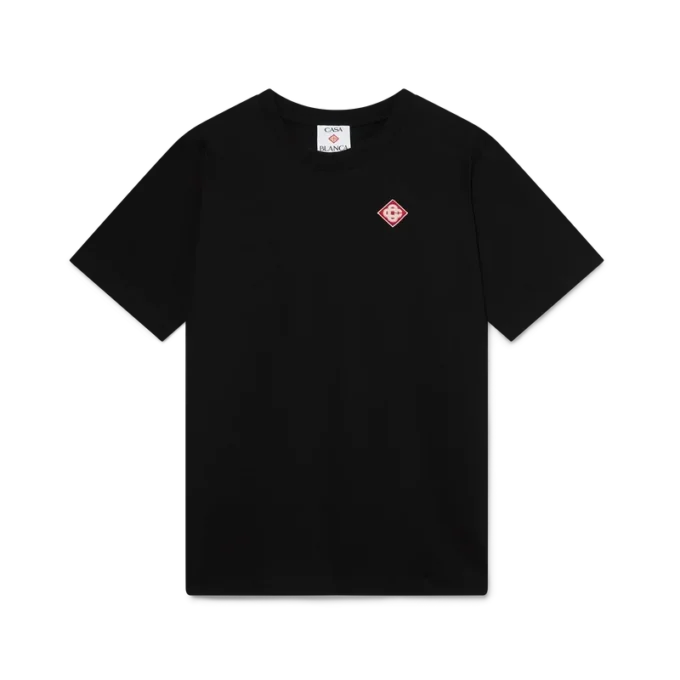 T-Shirt mit Diamant-Logo und kurzen Shorts