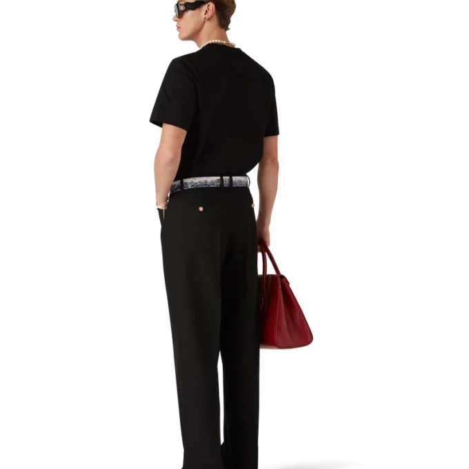 T-Shirt mit Diamant-Logo und kurzen Shorts