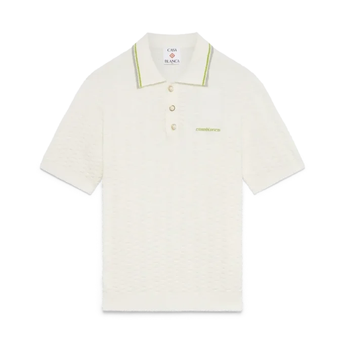 Tennis-Bouclé-Poloshirt