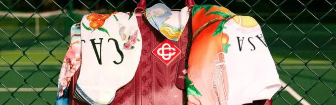 Tennis Club Langarm-Seidenhemd