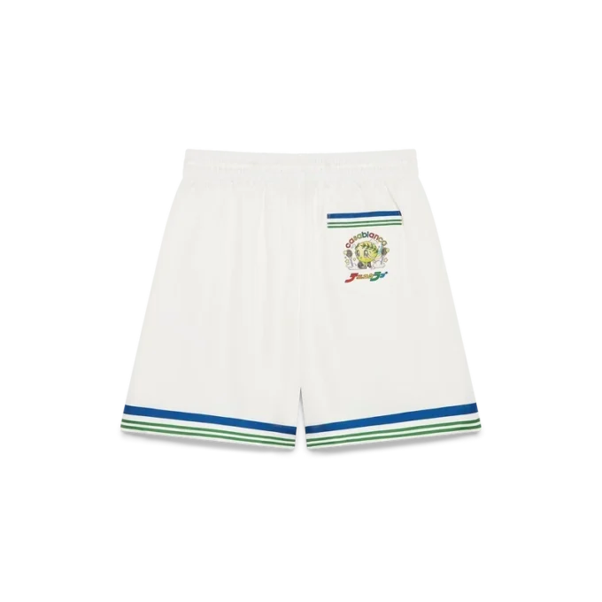Tennis Club Icon Seiden-Twill-Shorts