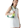 Tennis-Kleid aus strukturiertem Velours
