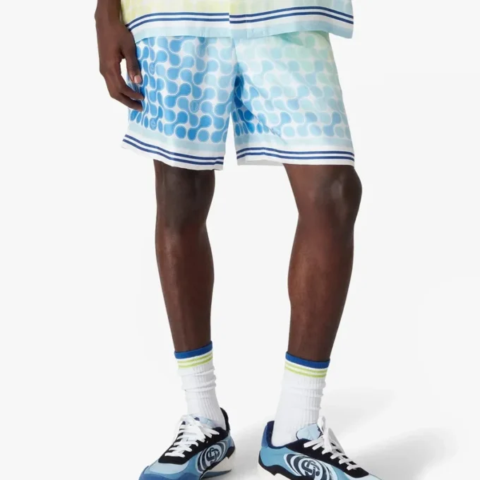 Tennis Tile Seidenshorts