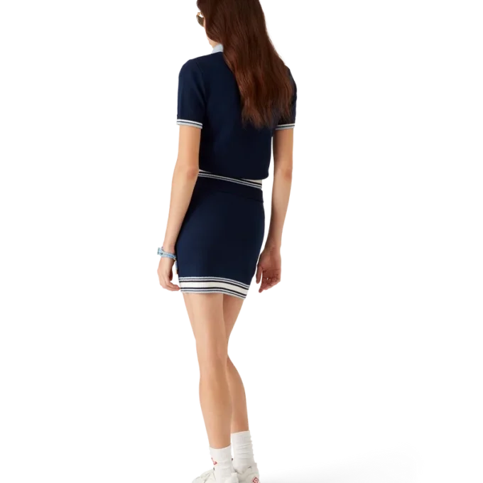 Tennisrock aus Merinostrick