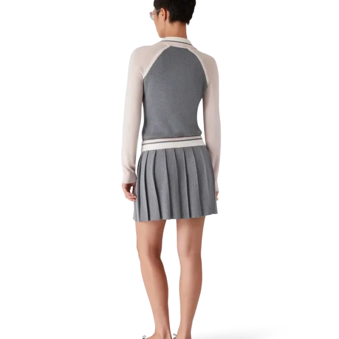 Tennisrock aus Merinostrick