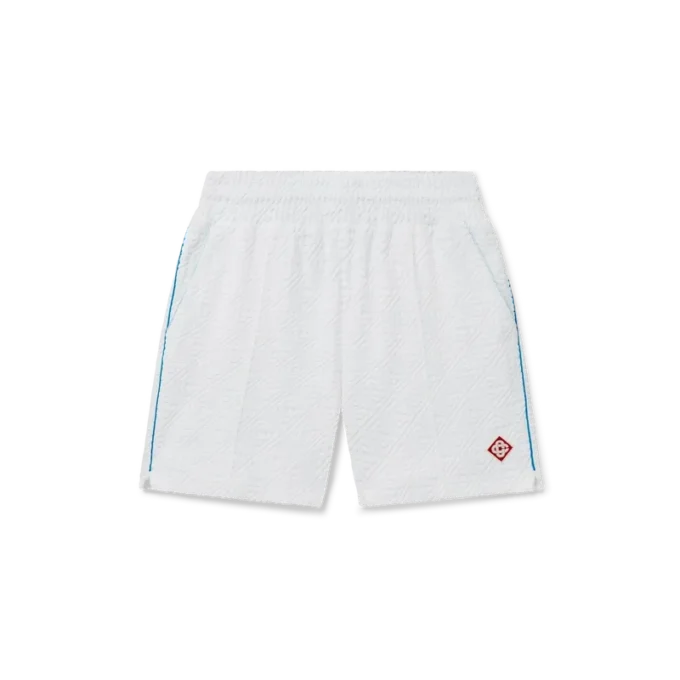 Tennisstripe-Frottee-Shorts