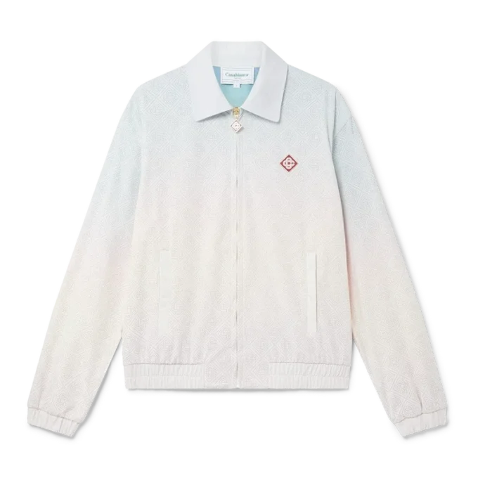 Trackjacke mit Laser-Gradienten-Detail