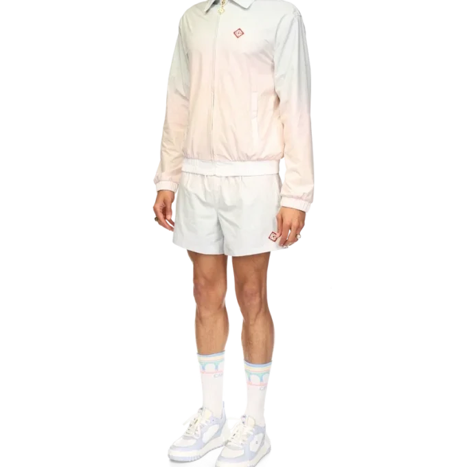 Trackjacke mit Laser-Gradienten-Detail