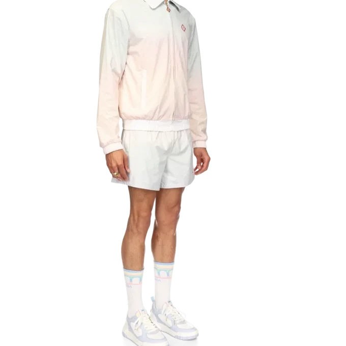 Trackjacke mit Laser-Gradienten-Detail