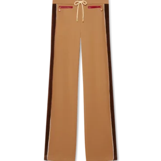 Trainingshose mit Chenille-Einsätzen