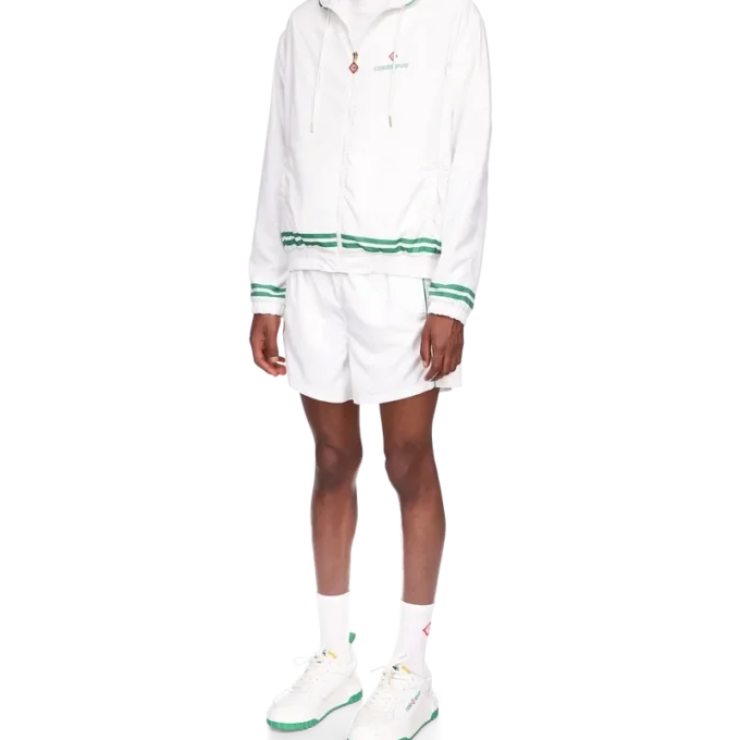 Trainingsjacke mit Laserdetails