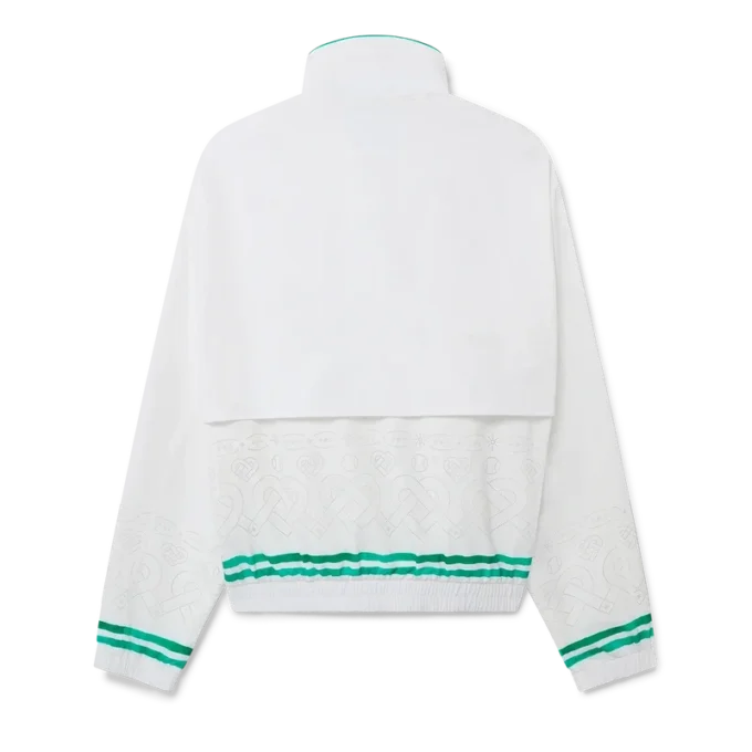 Trainingsjacke mit Laserdetails