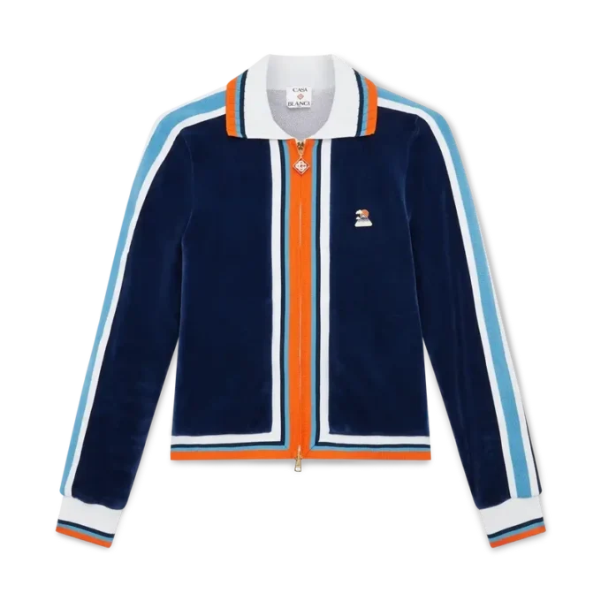 Velour Montagne Trainingsjacke